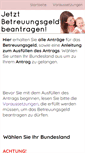 Mobile Screenshot of betreuungsgeld-beantragen.com